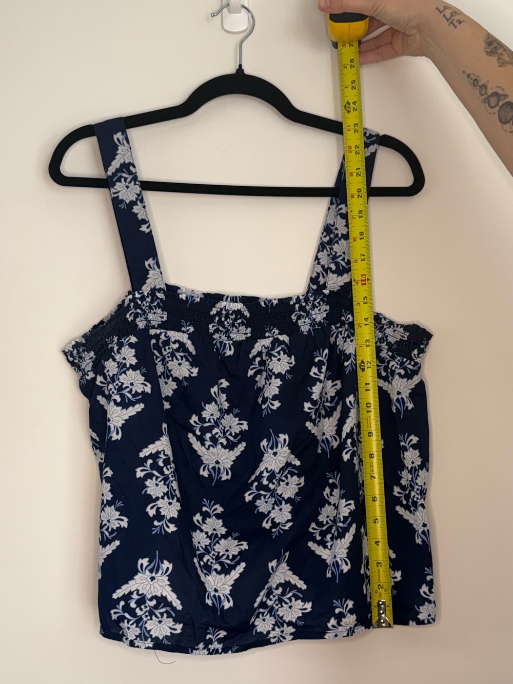 J. Crew Navy Maxi Floral Top and Skirt - Sz. XL - Picture 7 of 7